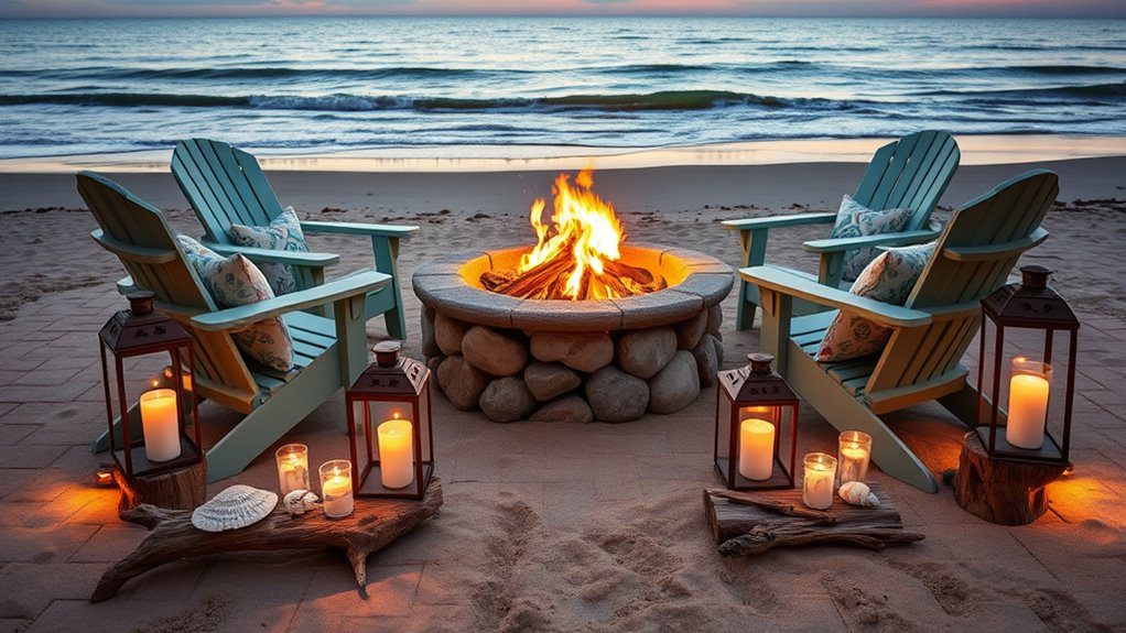 coastal fire pit experience