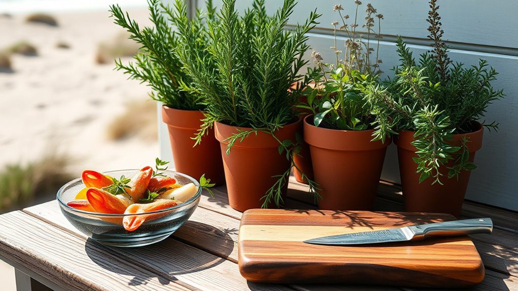 coastal herb garden planting