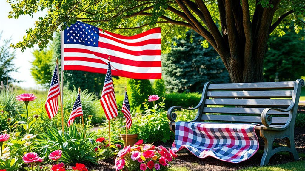 colorful independence day decorations