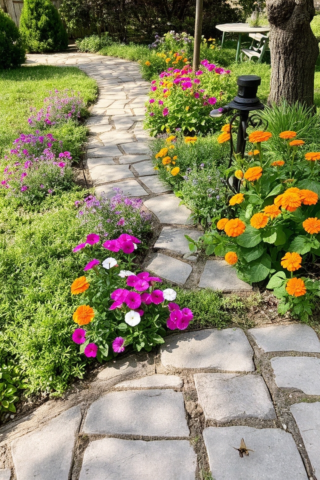 colorful resilient garden oasis