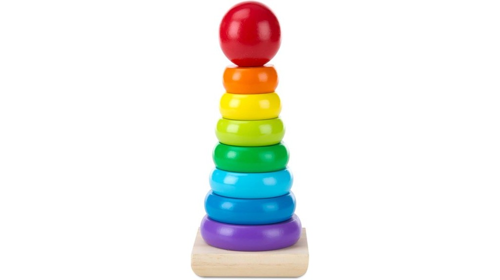 colorful stacking toy set