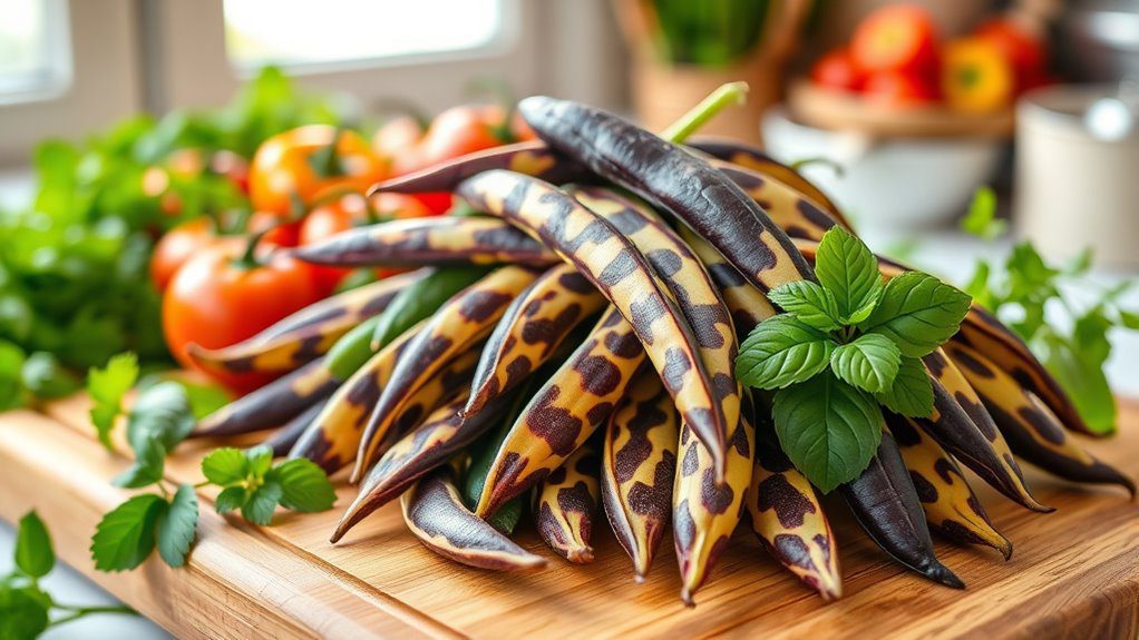 colorful sweet tender beans