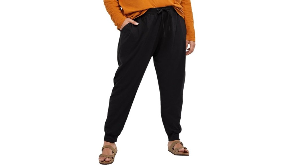 comfortable cotton joggers for women