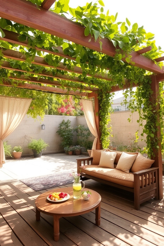 comfortable outdoor shade structures