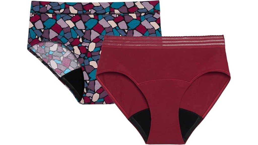 comfortable period underwear set