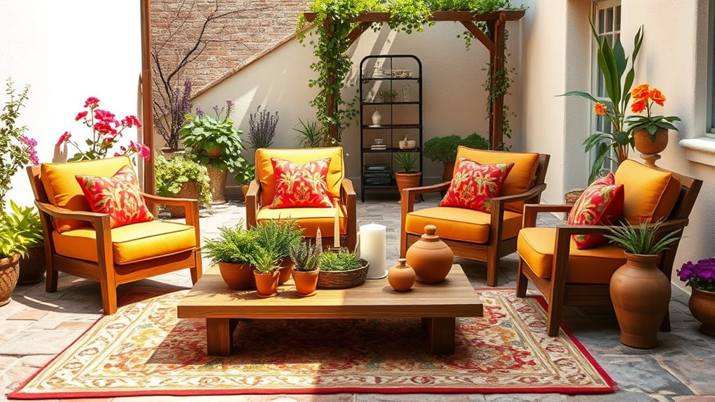 comfortable stylish outdoor spaces