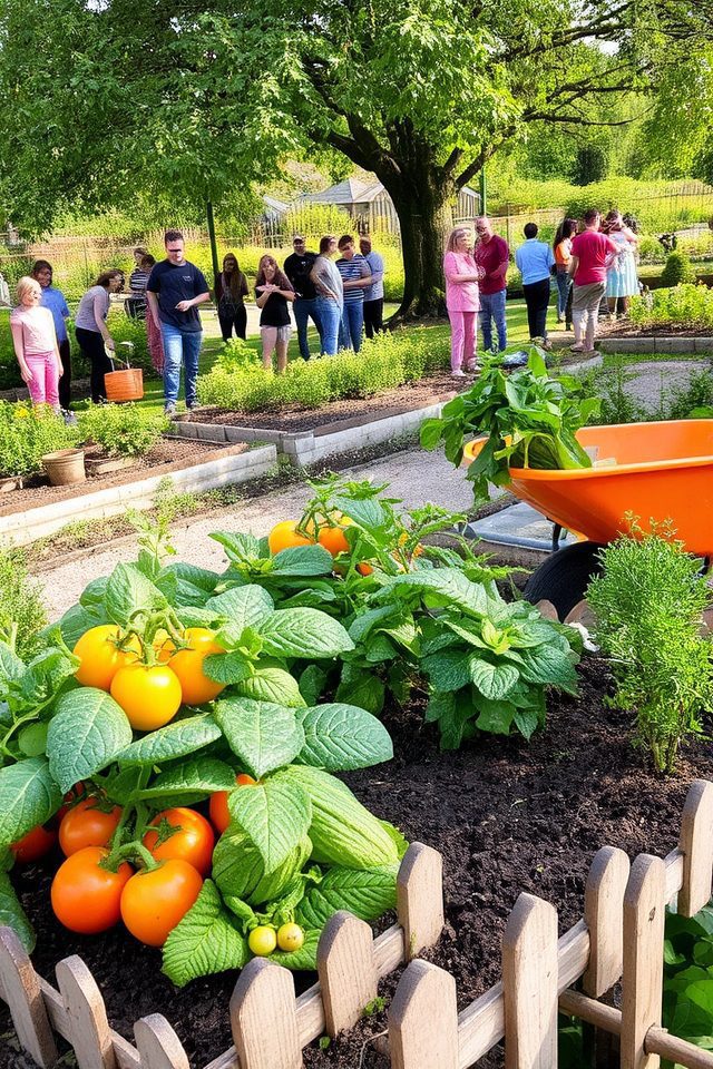 community connection through gardening