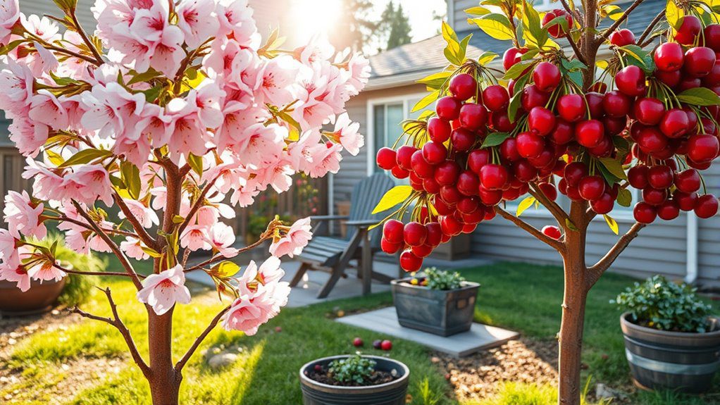 compact fruiting cherry trees