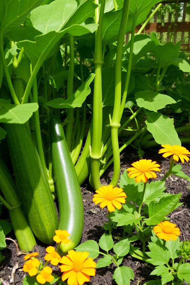 companions enhance zucchini growth