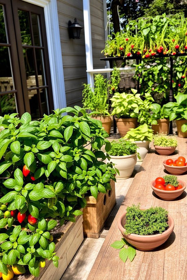 container gardening for food