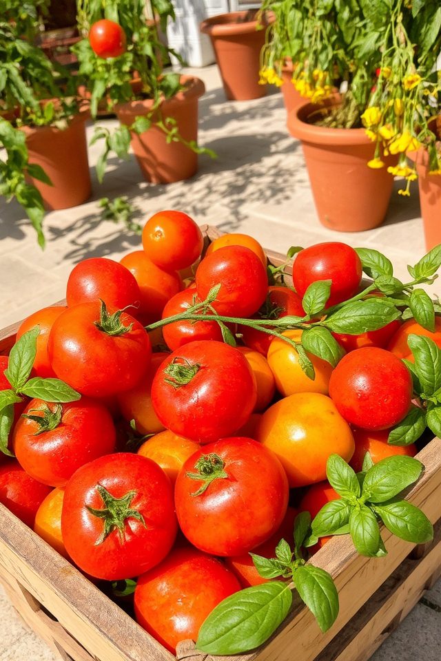 container gardening for tomatoes