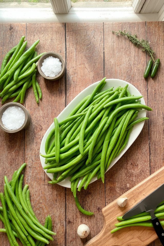 container gardening green beans