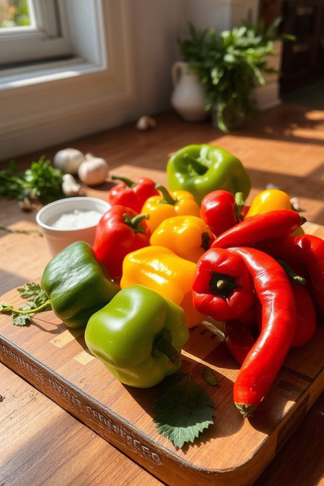 container gardening with peppers