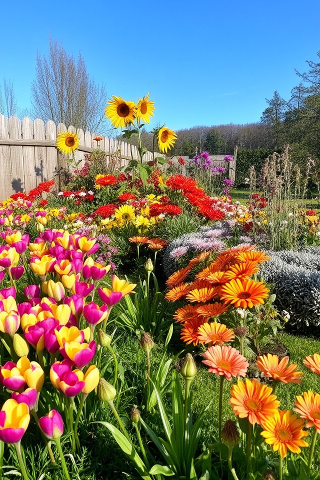 continuous year round flower blooms