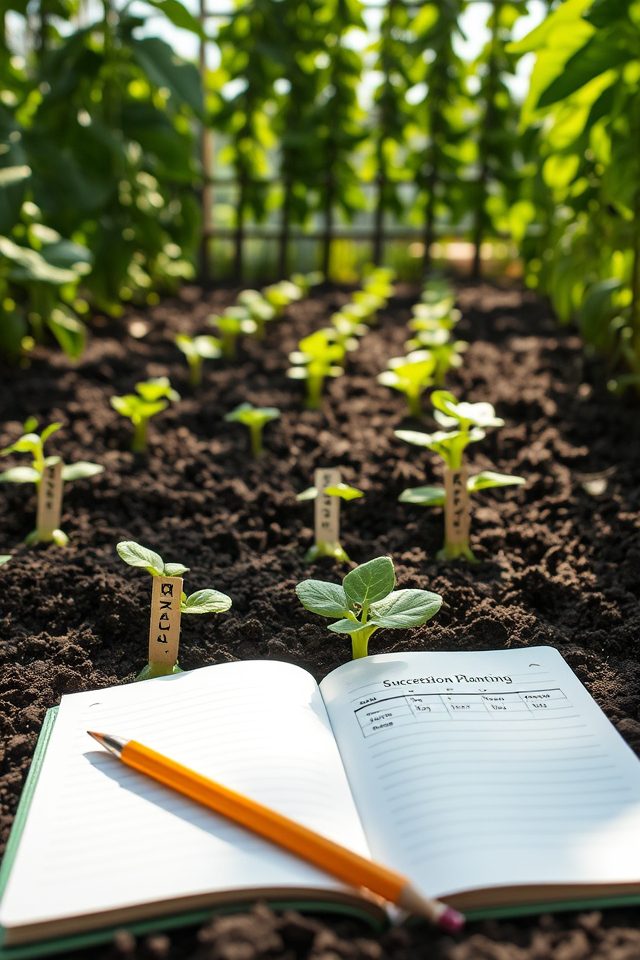 continuous zucchini harvest schedule