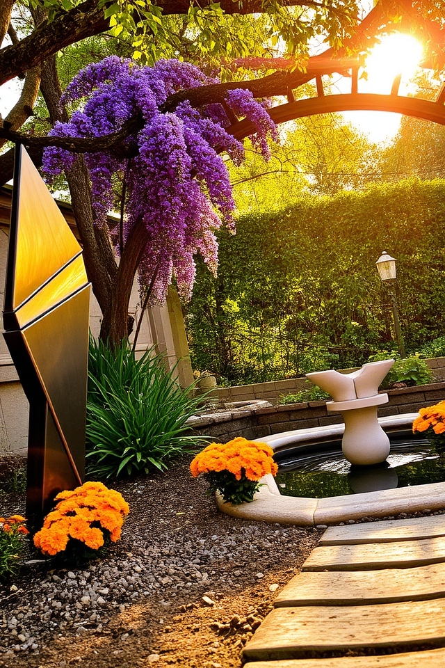 contrasting focal elements