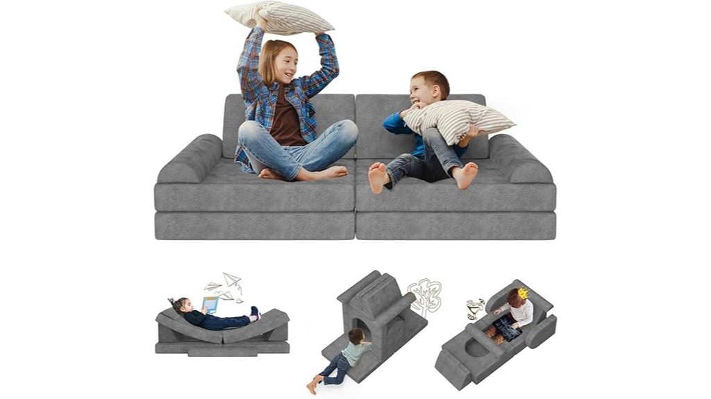 convertible modular play couch