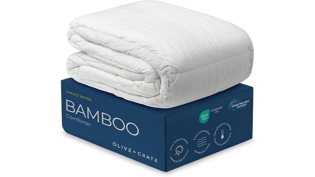 cooling bamboo comforter queen