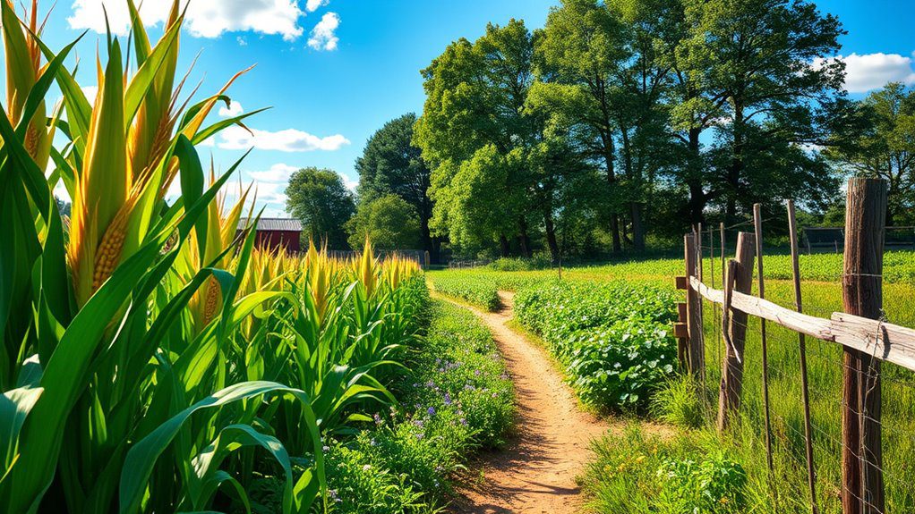 corn and perennial crop intercropping