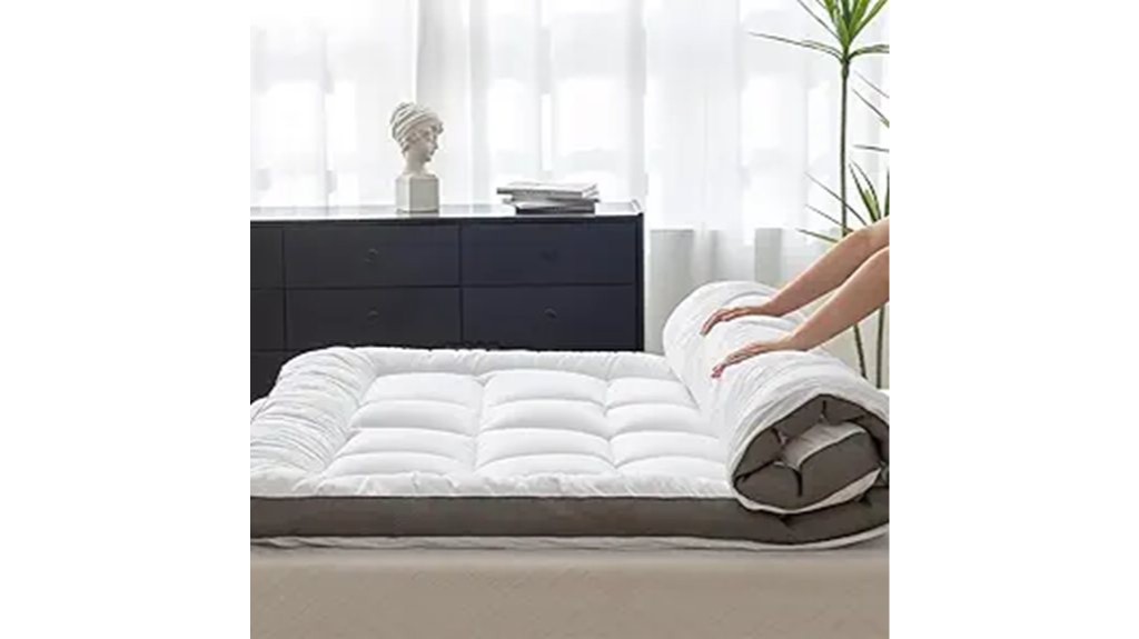 cotton queen mattress topper