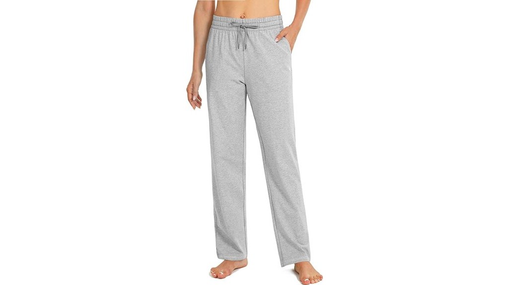 cotton sweatpants for lounging