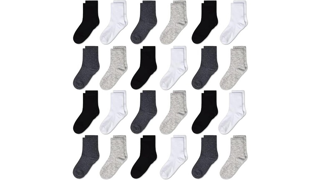 cozy athletic crew socks