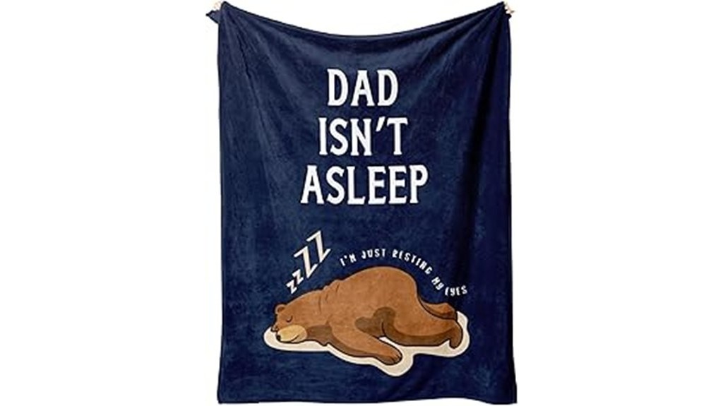 cozy blue flannel blanket