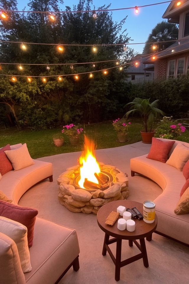 cozy evening gathering spaces