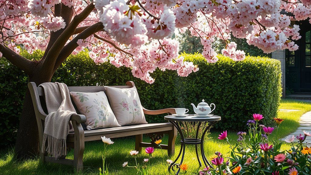 cozy garden retreat furnishings