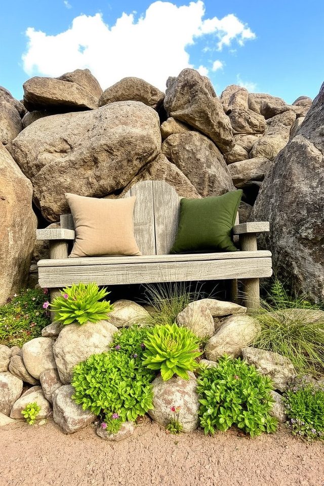 cozy natural seating area