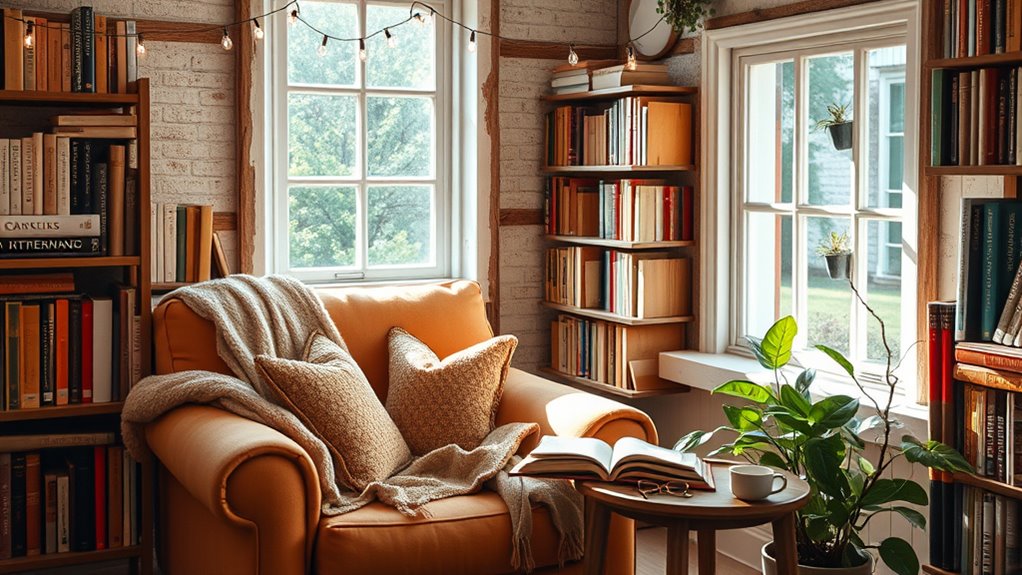 cozy nook for reading