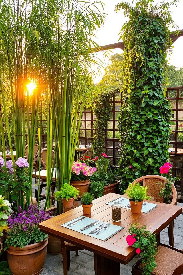 cozy outdoor dining solutions