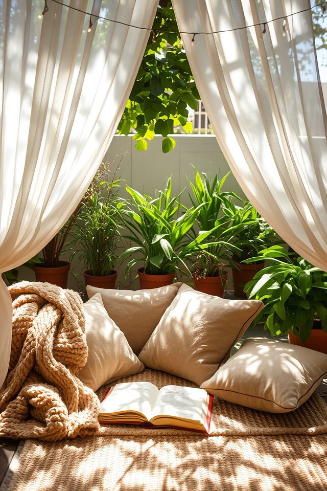 cozy reading nook retreat