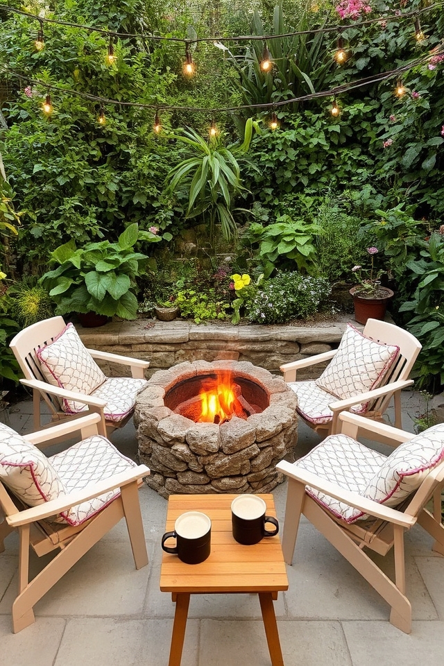 cozy small garden retreat