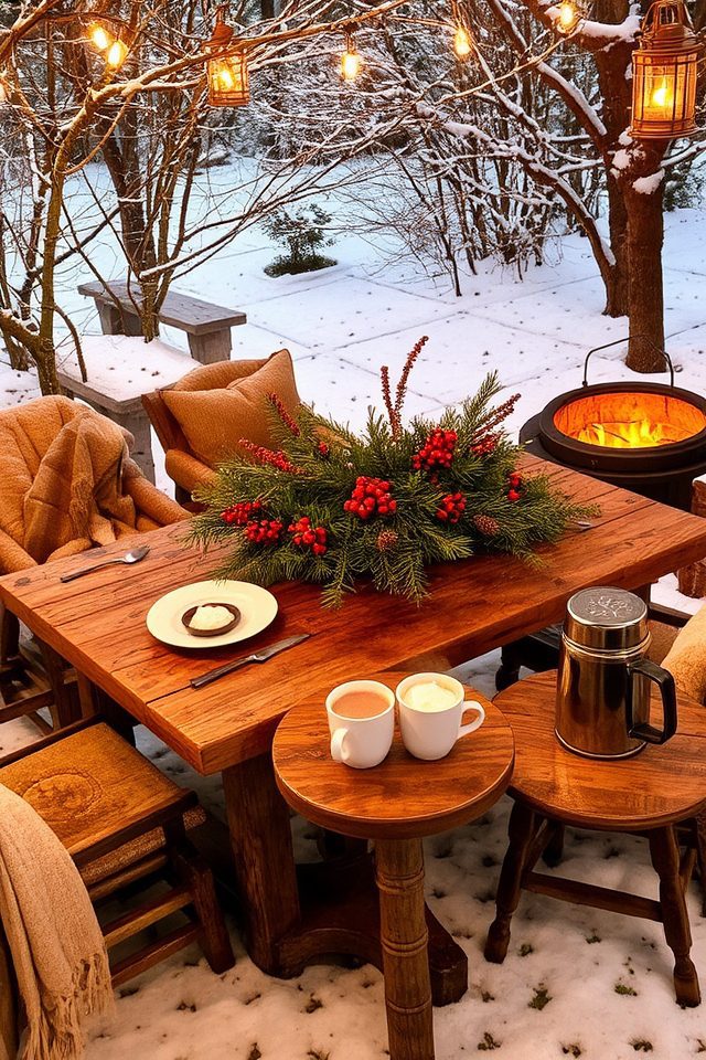 cozy winter outdoor gatherings