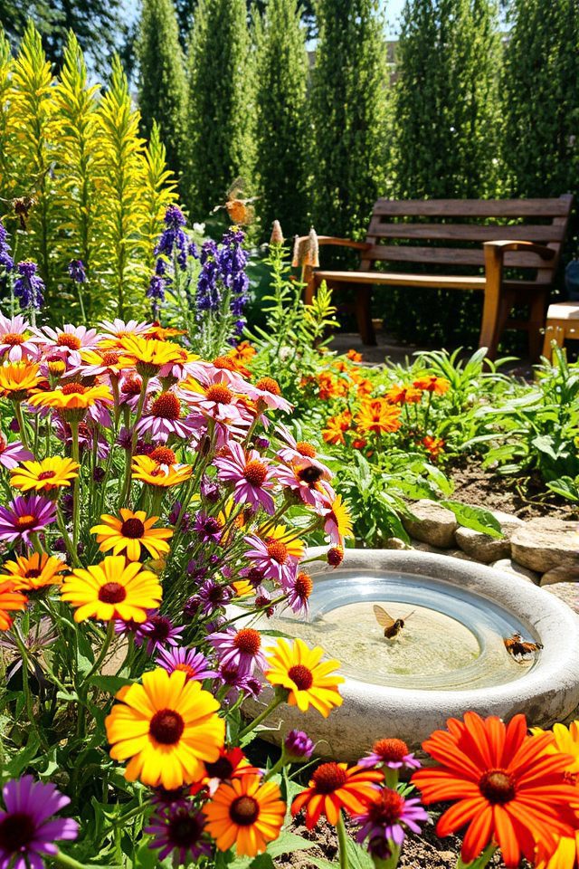 create diverse pollinator habitat