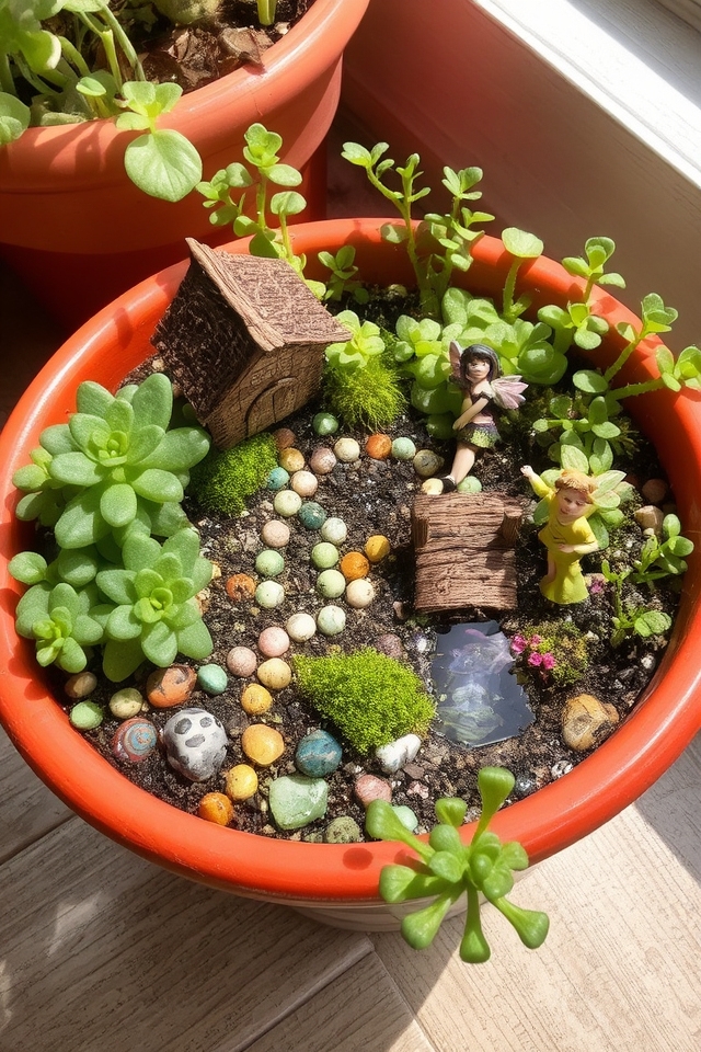 create enchanting fairy gardens