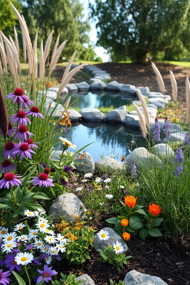 create sustainable rain garden