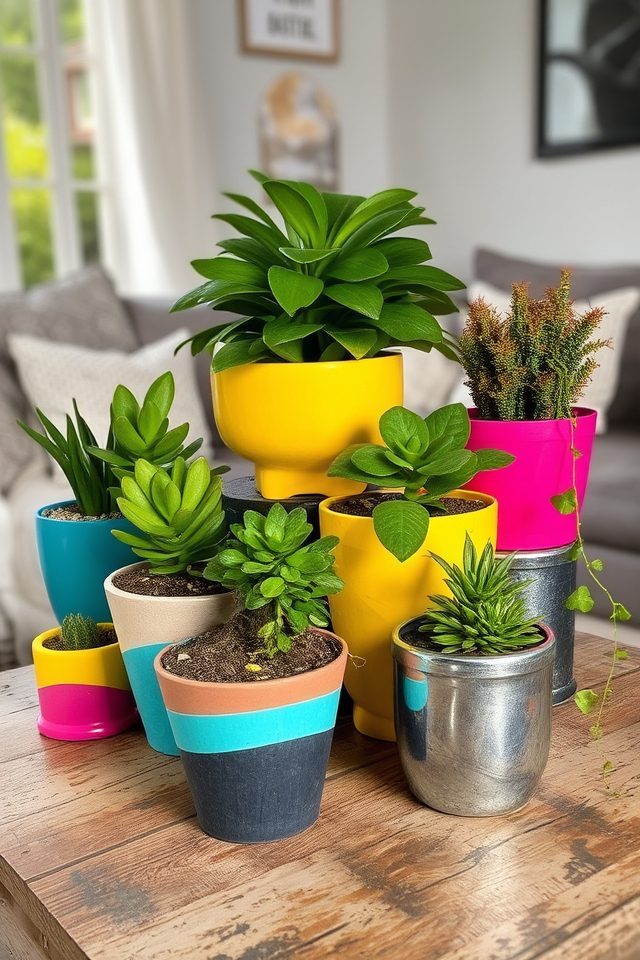 creative indoor flower pots