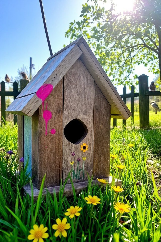 creative nature inspired birdhouses