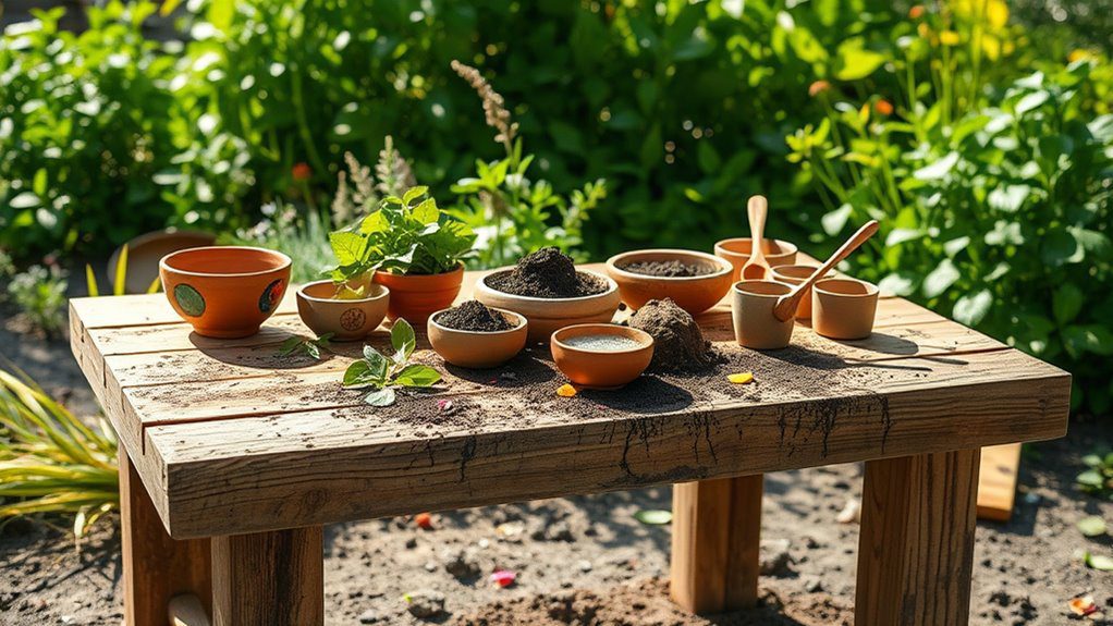 creative outdoor play space