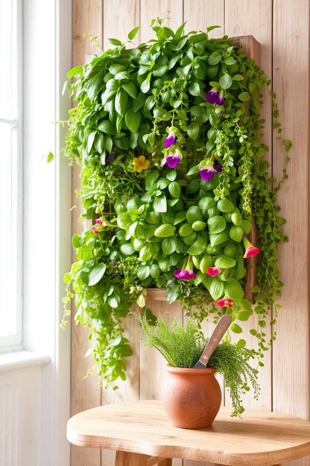 creative space efficient greenery solution