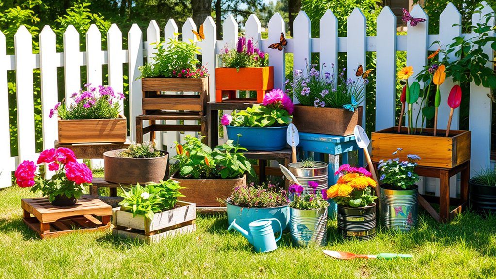 creative upcycled planter projects