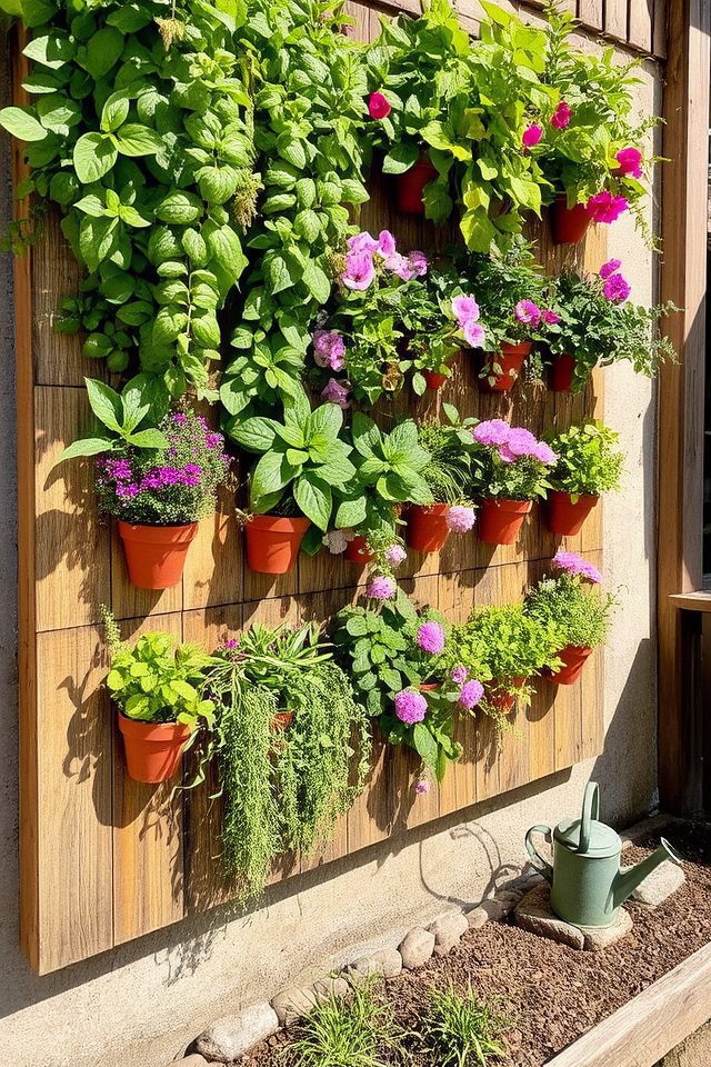 creative vertical gardening project