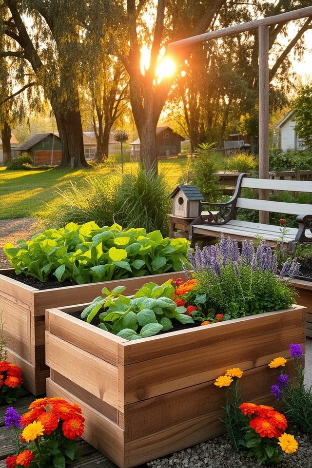 customizable elevated garden beds