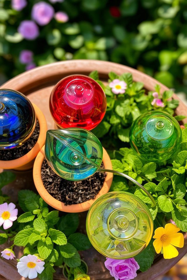 decorative plant watering solution