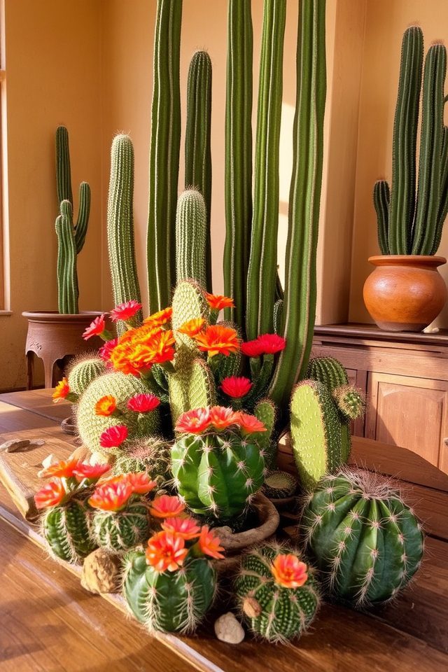 desert ambiance with cacti