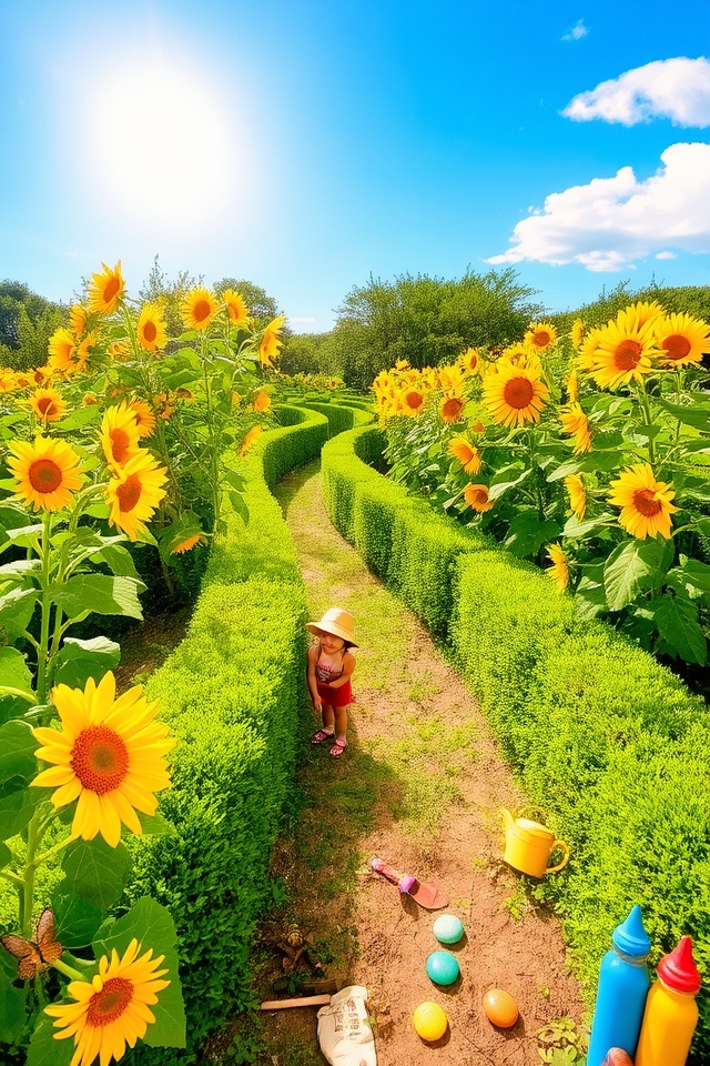 design a garden maze