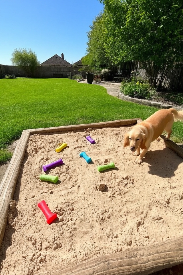 designated dog digging area