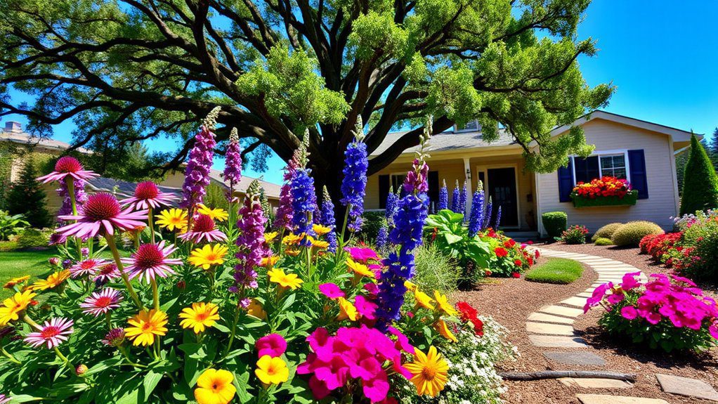 diverse vibrant flower combinations